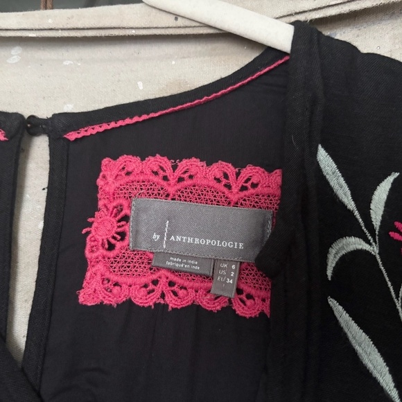 Anthropologie Embroidered Midi Dress - Picture 3 of 5